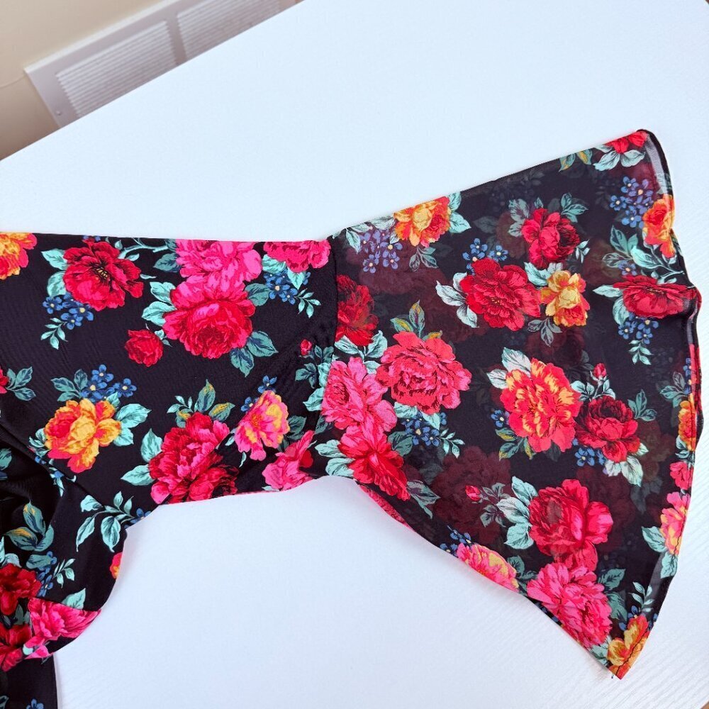 NWT Torrid Fit & Flare Floral Print Midi Dress Size 2X / Torrid 2 - Picture 5 of 13